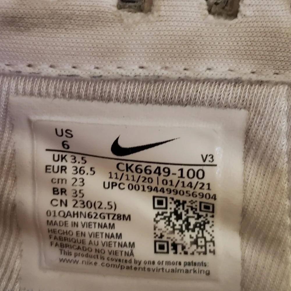Nike size 6